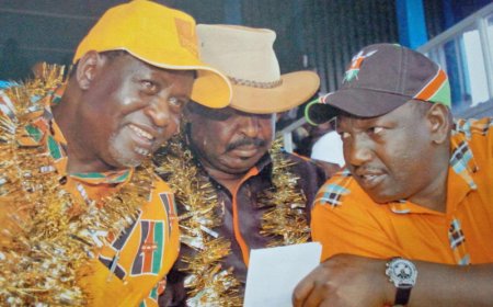 President Ruto, Kalonzo Musyoka, Mudavadi Invited  As Founding Members to Attend ODM Party 's 20th Anniversary Celebrations