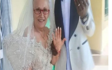 Shock as man marries 55-year-old woman in luxurious wedding