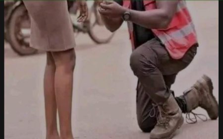 Dramatic scene after husband who chased away woman apologises in public