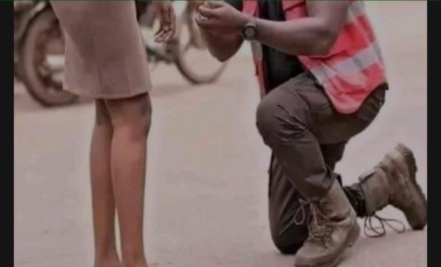 Dramatic scene after husband who chased away woman apologises in public
