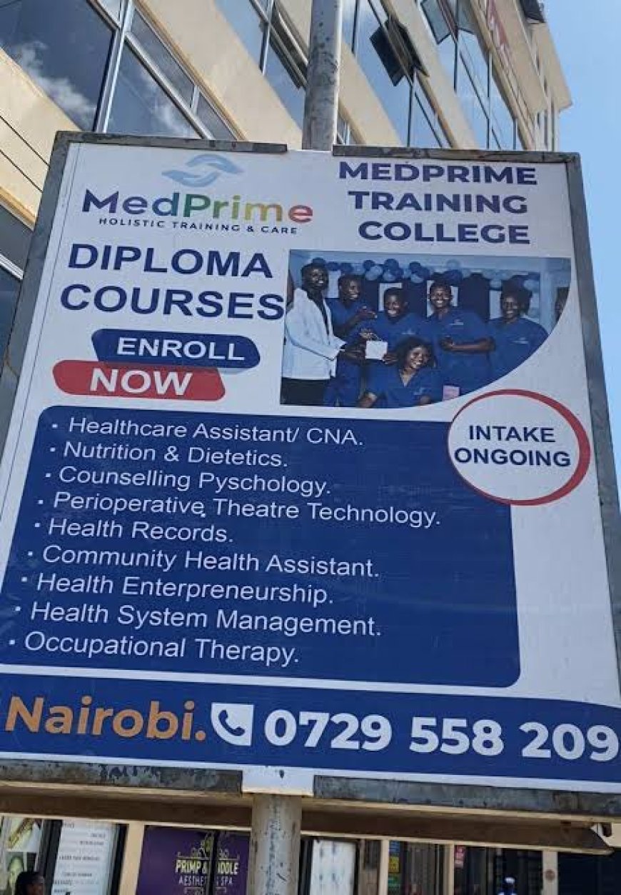 List of Accredited Courses KCSE Students Should Consider at Medprime Training College