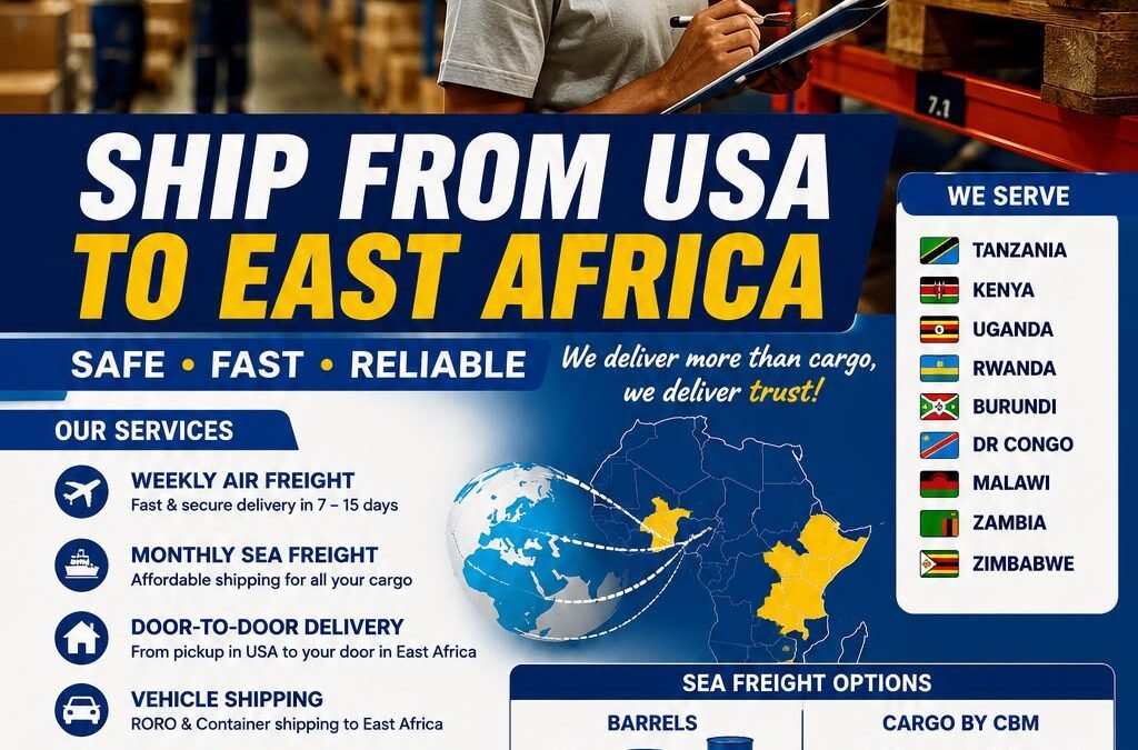 From the USA to Your Doorstep: AVO Global Logistics Delivers Across East Africa