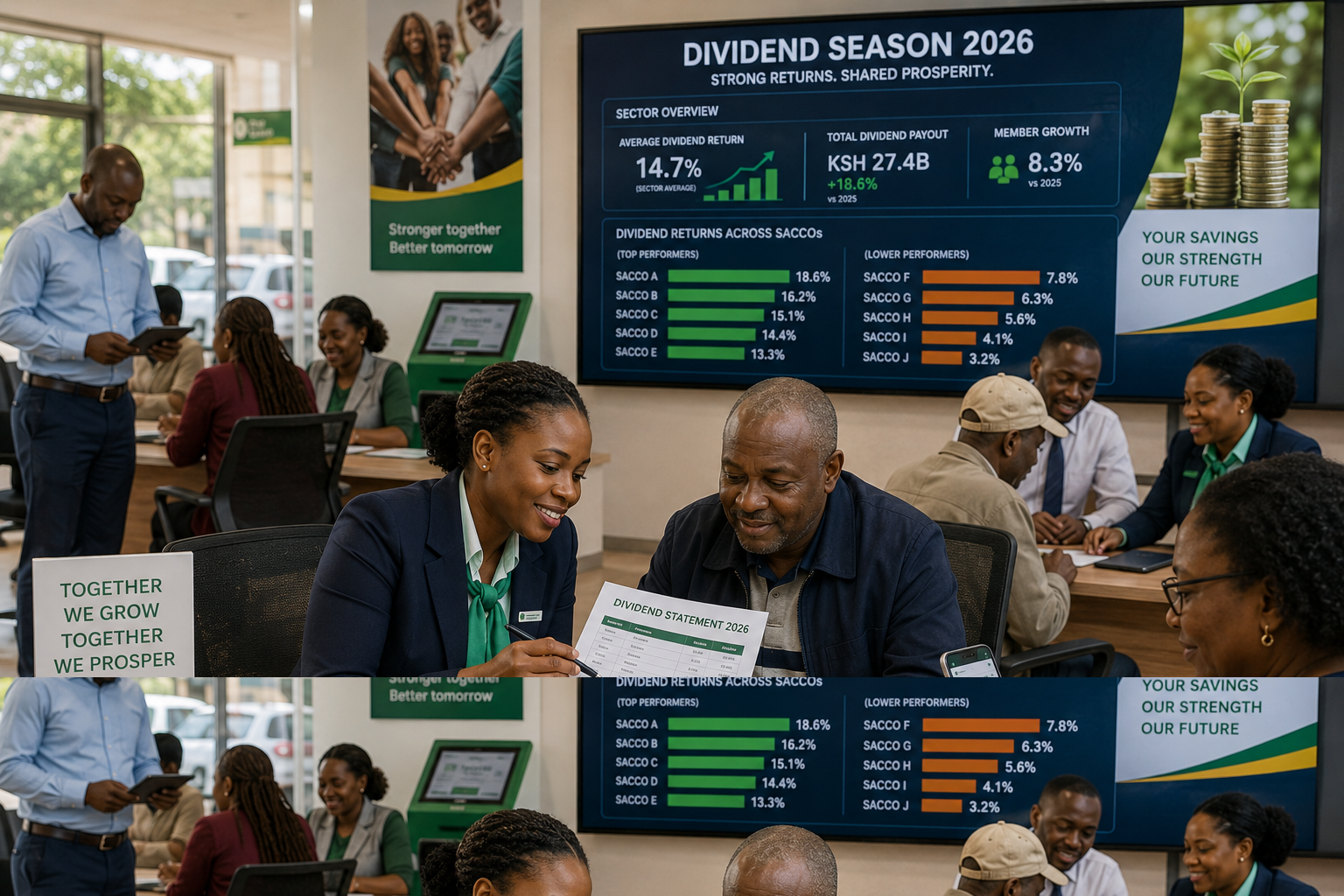 Double-Digit Dividends Lift Kenya’s SACCO Sector, but Not All Members Benefit Equally