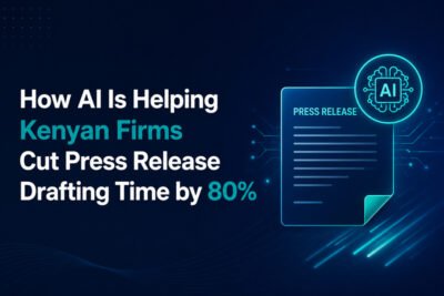 How AI Is Helping Kenyan Firms Cut Press Release Drafting Time by 80%