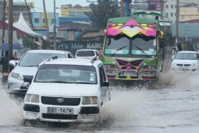 Kenya met warns of rain and cool weather in Nairobi, several counties