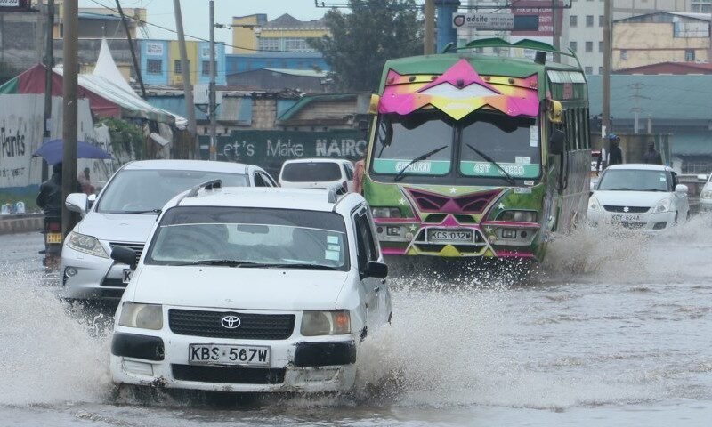 Kenya met warns of rain and cool weather in Nairobi, several counties