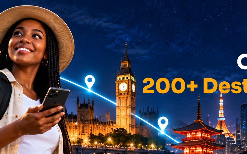 One eSIM. 200+ Destinations. Stay Connected Wherever You Go