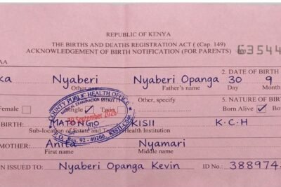 Kisii Man Names Newborn Son ‘Betika’ in Bid for KSh2,000 Shopping Voucher