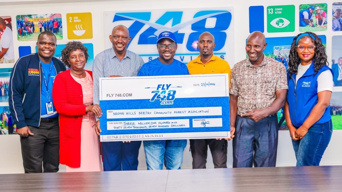 Fly 748 commits Sh3.1 million to restore 10 acres of Ngong Forest